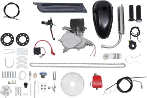 100cc Bicycle Motor Kit, 2-Stroke Gas Motor Bike Kit Conversion CDI Upgraded Motorized Bike Kit for Most 26" 28" V Frame Bikes Bicycle Scooter