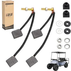 10L0L Golf Cart ADC Motor Brush Kit for Club Car & EZGO TXT 1997-2009 Electric Replaces Part Number OEM# 73120-G25, 1021862-01,1021871-01