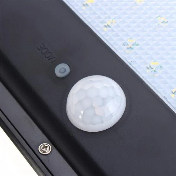 10W SMD 81LED Solar Sensor Street Parking Porch Dim Security Lamp