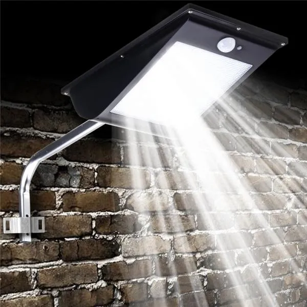 10W SMD 81LED Solar Sensor Street Parking Porch Dim Security Lamp