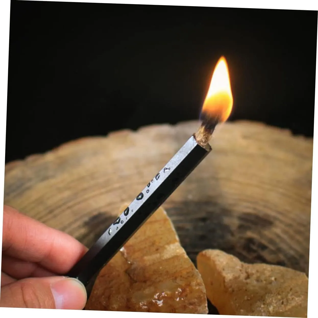 12 Pcs Wax-Soaked Kindling Hiking Supplies Portable BBQ Travel Stuff Camping Fire Starter Kit Hiking Fire Starter Kit Sleeve Tinder Flammable Cord Practical Ropes Wick
