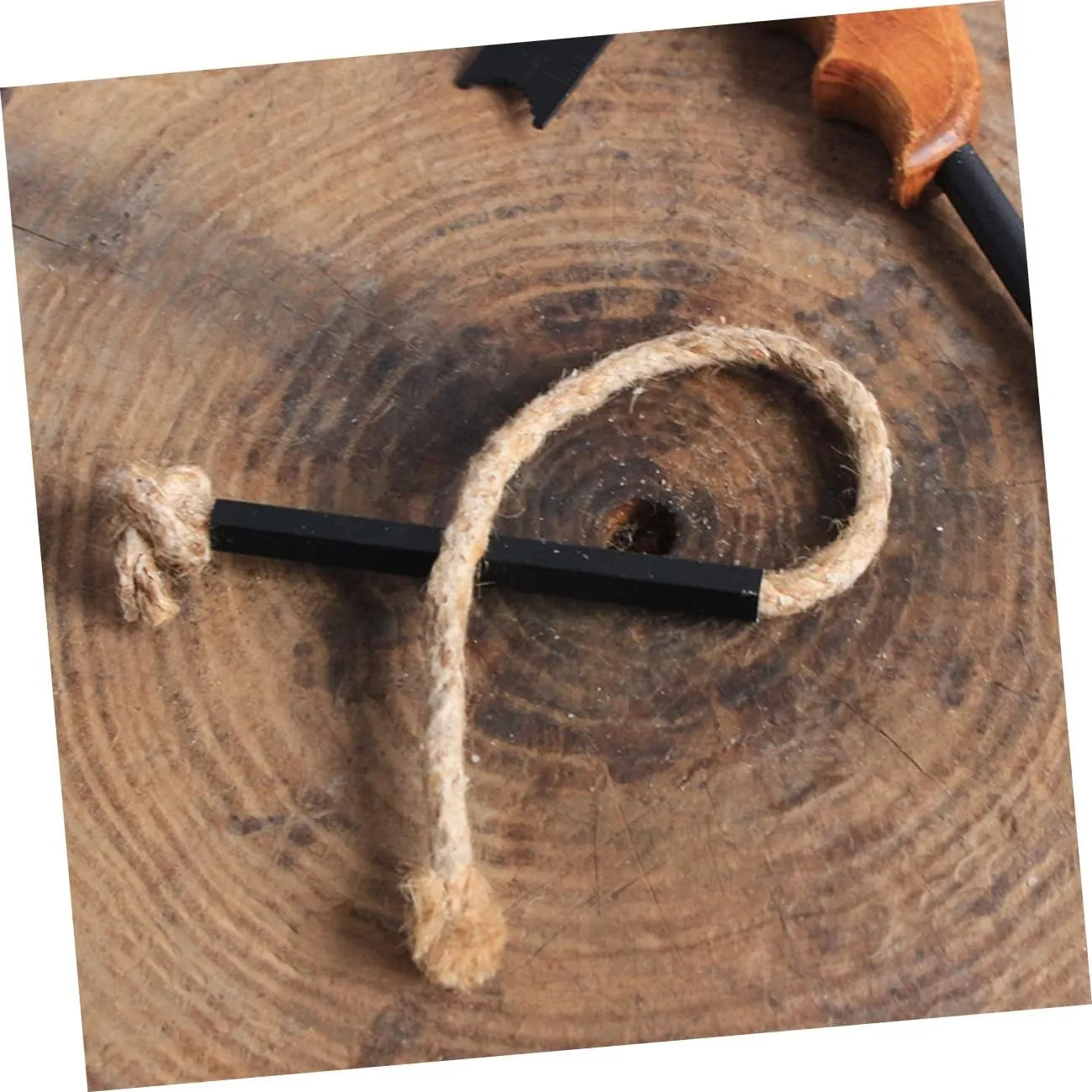 12 Pcs Wax-Soaked Kindling Hiking Supplies Portable BBQ Travel Stuff Camping Fire Starter Kit Hiking Fire Starter Kit Sleeve Tinder Flammable Cord Practical Ropes Wick