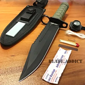12" Military Survival Fixed Blade