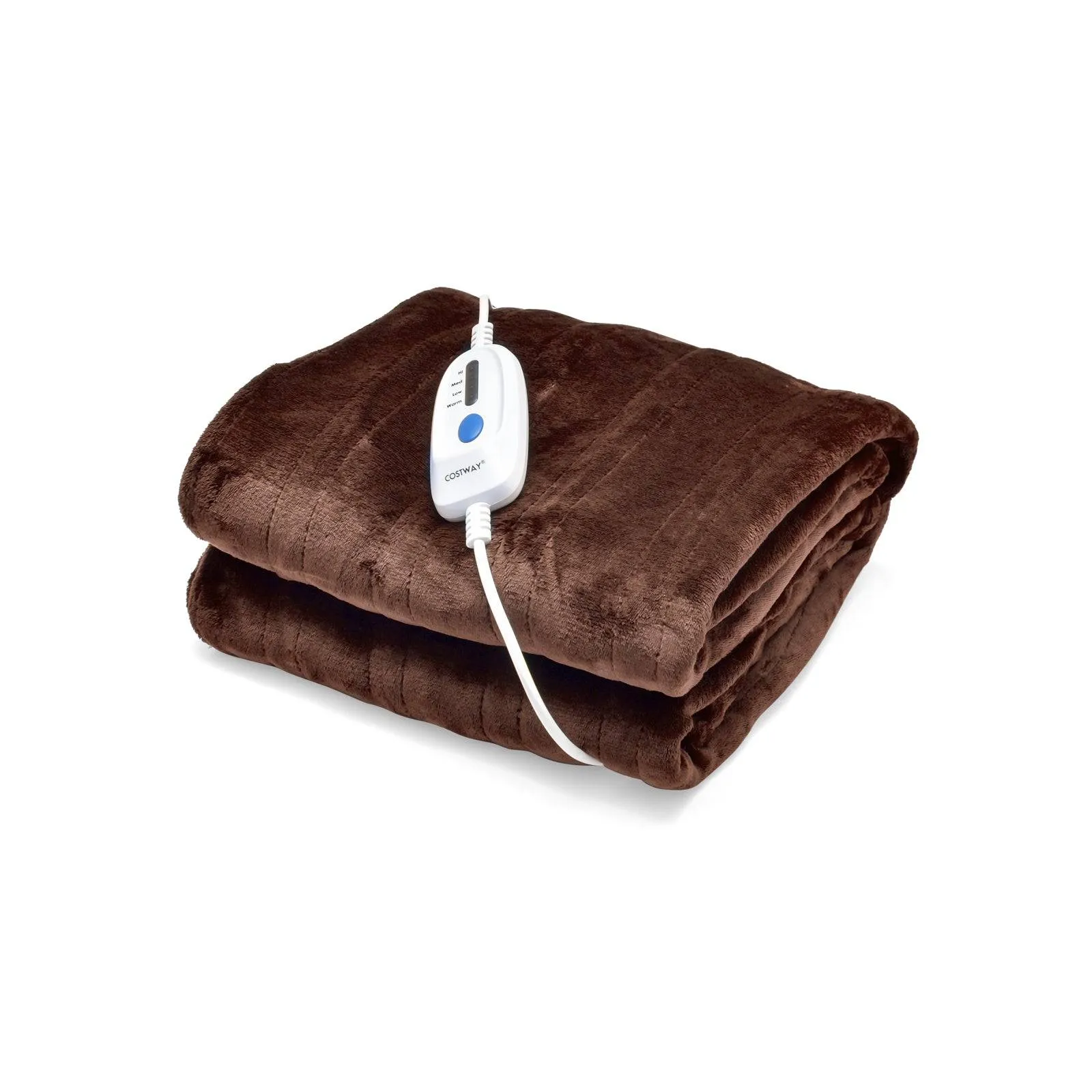 130 x 180 cm Electric Heated Blanket with 4 Heating Levels