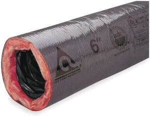14" x 25 ft. Insulated Flexible Duct, R 6.0, Polyester