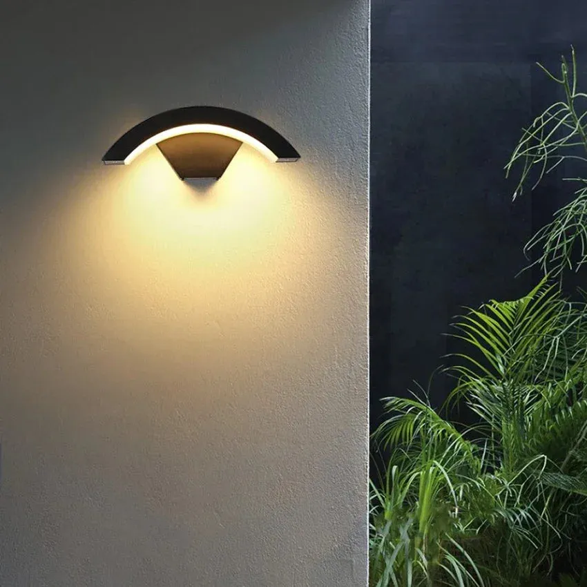 18W Sensor Outdoor Waterproof Wall Lights Garden Porch LED Wall Lamps Aluminum AC86-265V