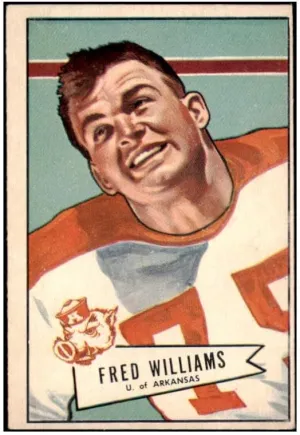 1952 Bowman Large #121 Fred Williams Bears VG-EX 504659 Kit Young Cards