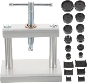 1Set Watch Press Tool with Molds Spiral Case Closer for Easy Watch Repair and Maintenance Compatible with Various and Shapes