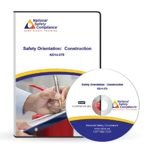 (2014) Safety Orientation for Construction Video Training Kit | EASILY Train An UNLIMITED Number Of Employees W/ A Single Disc | National Safety Compliance
