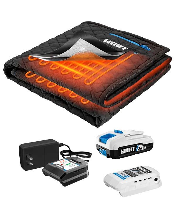 20V Cordless Heated Blanket Kit