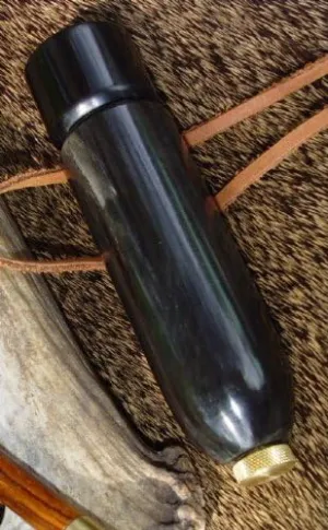 2nd Generation Buffalo Horn, Vented Fire Piston w/Free Charcloth kit