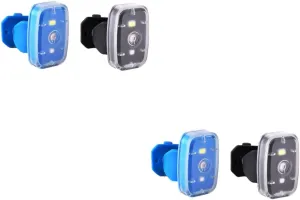 2sets Clip-on Rechargeable Bike Safety Light Outdoor Supplies Mini Easy-to-Install 2pcs*2 Random