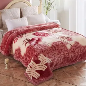 3 Ply Super Soft Double Mink Thick Warm Bed Blanket