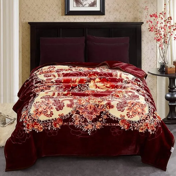 3 Ply Super Soft Double Mink Thick Warm Bed Blanket