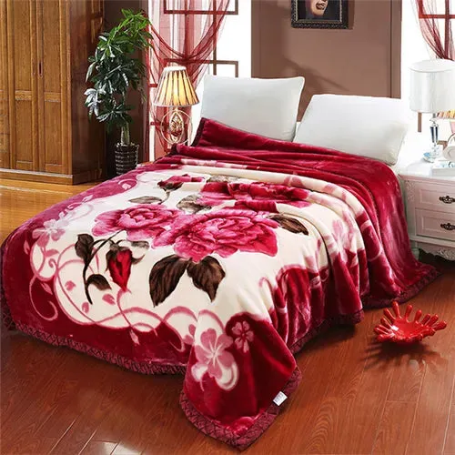3 Ply Super Soft Double Mink Thick Warm Bed Blanket