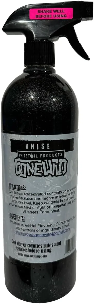 32oz. Bear Attractant Spray Bottle, Made in Wisconsin