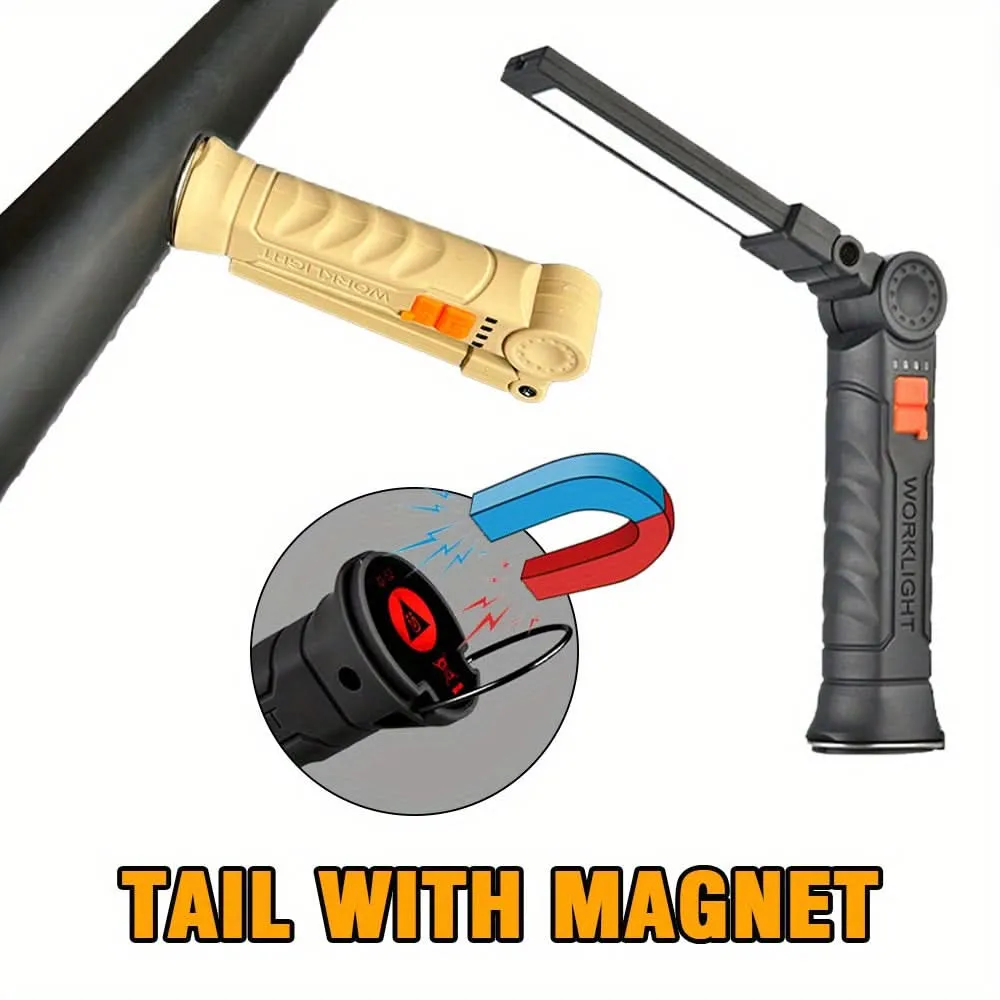 360° Rotatable USB Rechargeable LED Work Light