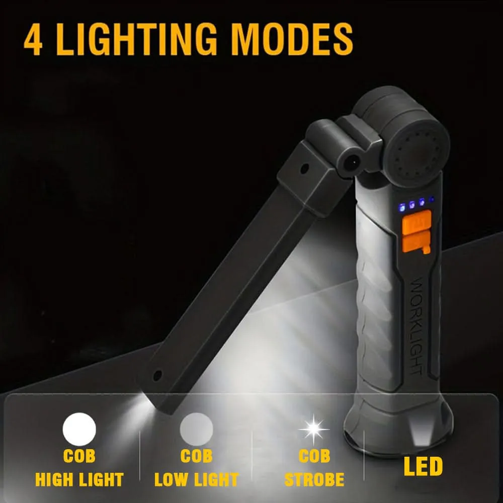 360° Rotatable USB Rechargeable LED Work Light