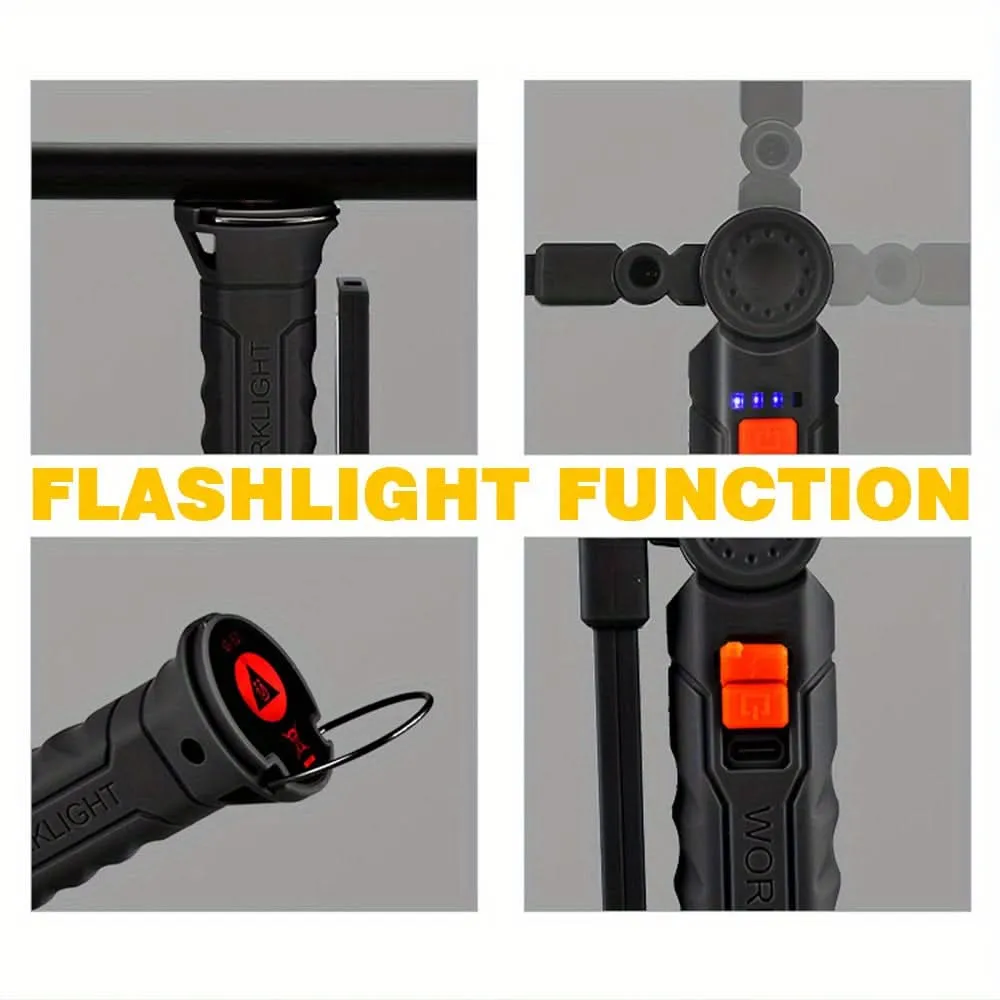 360° Rotatable USB Rechargeable LED Work Light