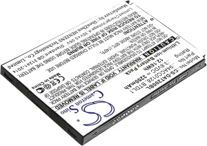 3.8V Battery Replacement Compatible with Datalogic 3H21-00000491, 94ACC0128, 94ACC0129, BTDL1 Axist, DL-Axist