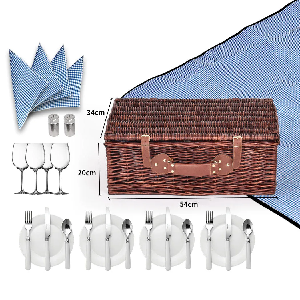 4 Person Picnic Basket Set - Outdoor
