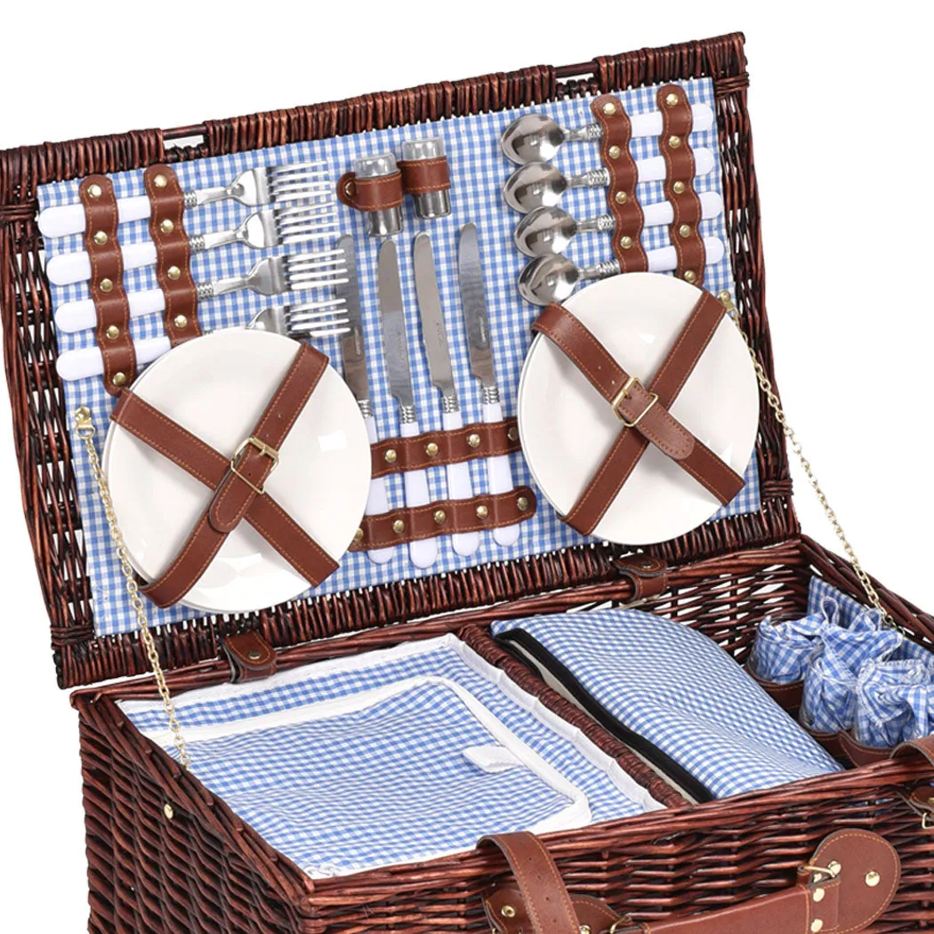 4 Person Picnic Basket Set - Outdoor