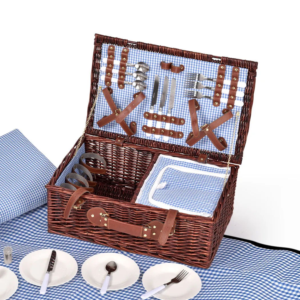 4 Person Picnic Basket Set - Outdoor