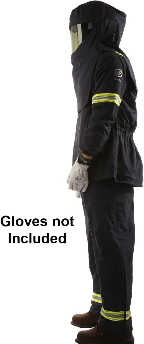 40 CAL Enespro PPE AirLite Arc Flash KIT with OptiShield with DUAL Fan Hood