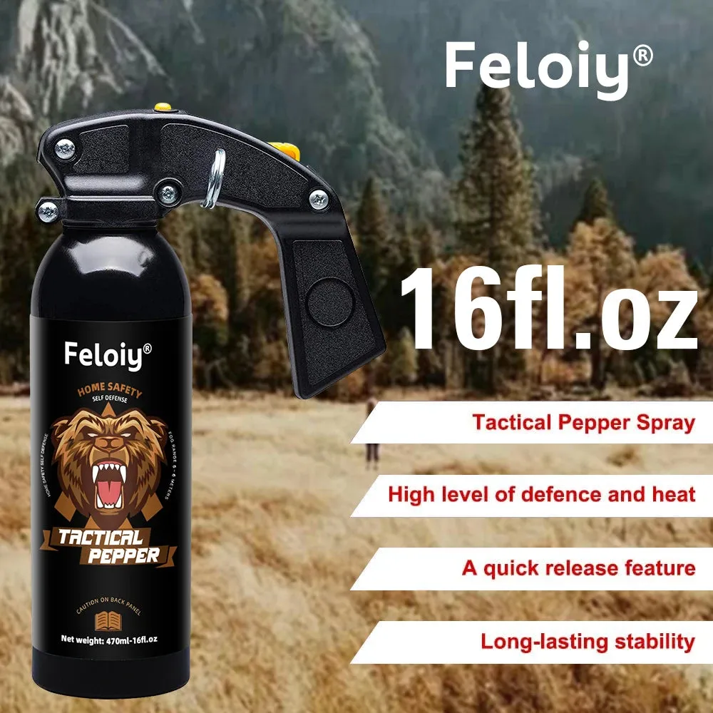470ML Tactical Pepper Spray for Safety Protection Outdoors