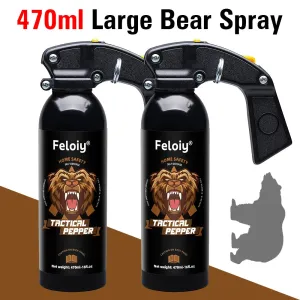 470ML Tactical Pepper Spray for Safety Protection Outdoors