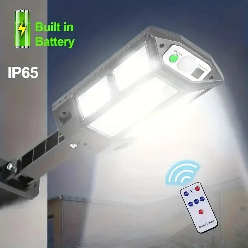 6500K Bright LED Solar Wall Light 3 Lighting Mode Light