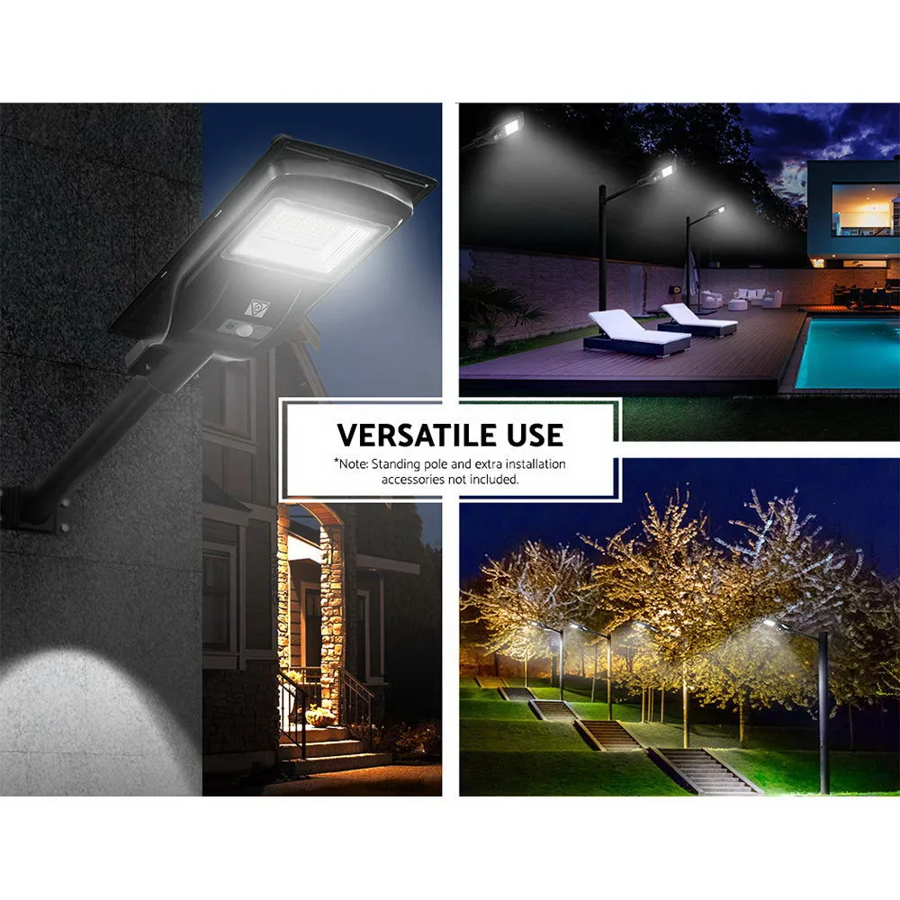 80 Led Solar Street Light 90W Flood Motion Sensor Outdoor Wall Lamp X2