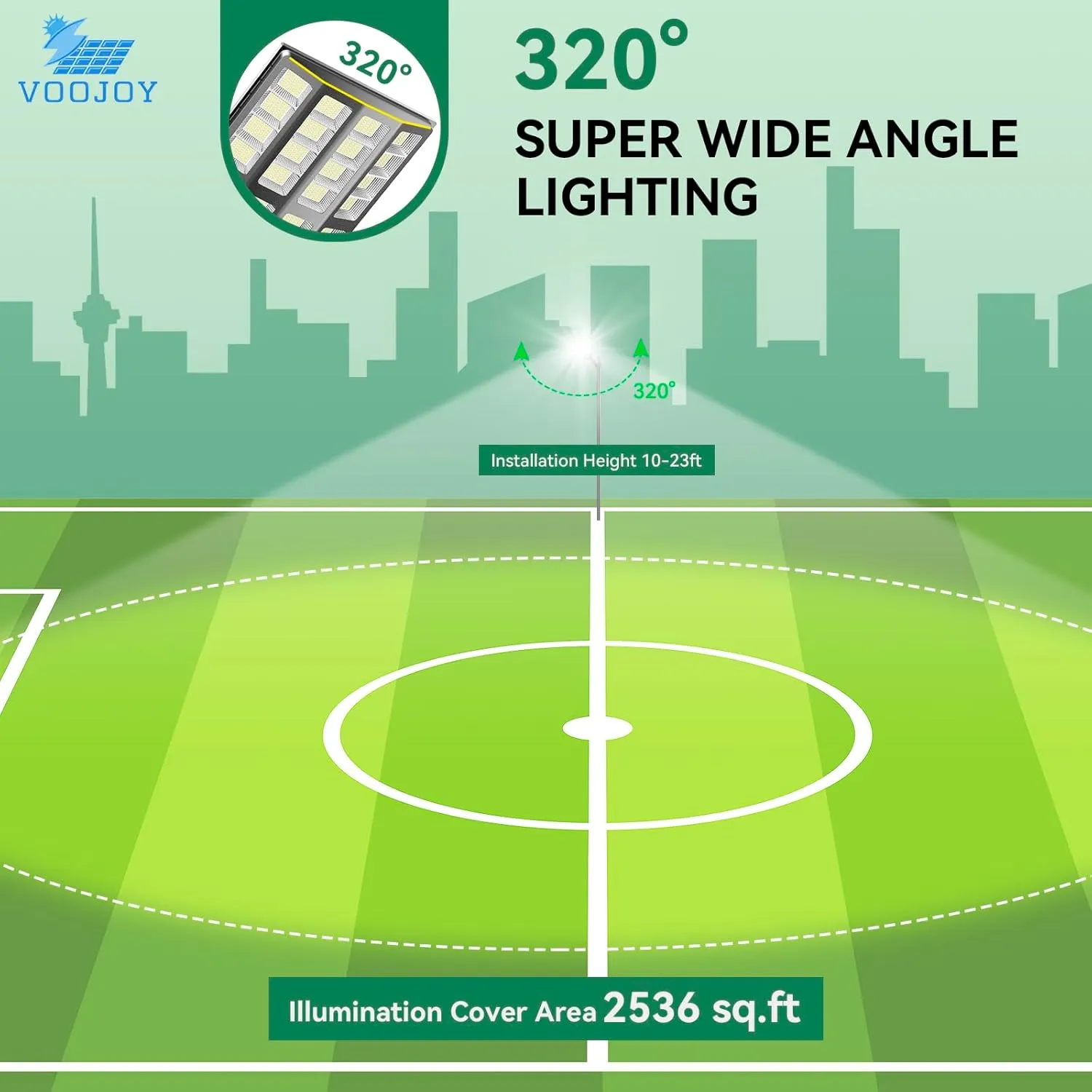 8000W Solar Street Lights Outdoor: Commercial Solar Parking Lot Lights with Motion Sensor and Remote Control, IP66 Waterproof, Wide Angle Dusk to Dawn Outdoor Lighting, Large Dimension, 2 Pack