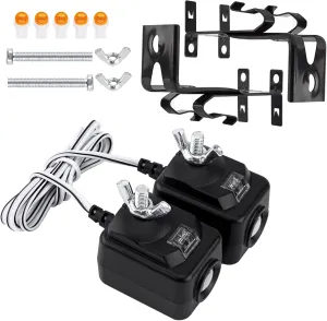 820CB Garage Door Sensor, Safety Sensor Brackets Kit Compatible with Chamberlain Liftmaster Sears Craftsman Garage Door Opener Made After 1997. Replacement 41A5034 G801CB-P 801CB 041-0136