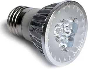 850nM IR Illuminator, E26 Infrared Spotlight Light Bulb Lamp (3 High Power 3Watt LED), to Enhance Night Vision of IR Cameras, for CCTV Clear Surveillance Images at Night (850nm)
