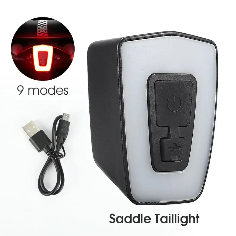 9-Mode USB Rechargeable Bike Light