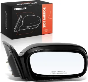 A-Premium Passenger Side Power Door Mirror - Compatible with Honda Civic 2006-2011 - Non-Heated Non-Folding Black Outside Rear View Mirror