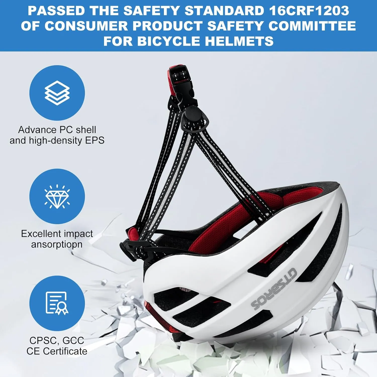 Adult Bike Helmet with USB Rechargeable Rear Light - Lightweight Bicycle Helmet for Men Women,Adjustable Cycling Helmet for Adults Youth Mountain & Road Biker