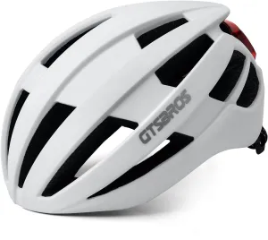 Adult Bike Helmet with USB Rechargeable Rear Light - Lightweight Bicycle Helmet for Men Women,Adjustable Cycling Helmet for Adults Youth Mountain & Road Biker