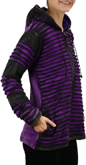 Agan Traders 2025 Spring Patch Funky Fleece Insulated Bohemian Outwear Winter Jacket