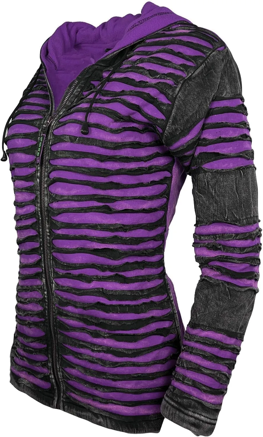Agan Traders 2025 Spring Patch Funky Fleece Insulated Bohemian Outwear Winter Jacket