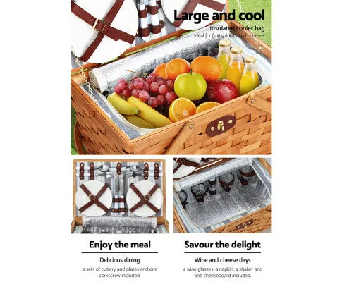 Alfresco Picnic Basket Set - Family