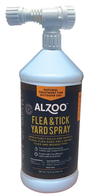 ALZOO Plant-Based Flea & Tick Yard Spray - 32oz