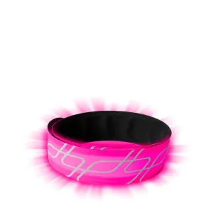 Amphipod Full-Viz Rechargeable Flashing Reflective Slap Band in Pink