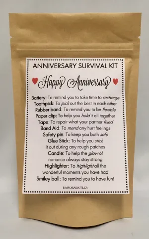 Anniversary Survival Kit