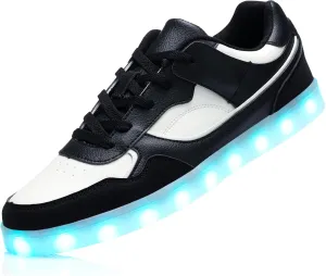APTESOL Light Up Shoes for Women Men - 11 LED Color Modes Fashion Luminous Shoes with USB Rechargeable