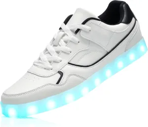 APTESOL Light Up Shoes for Women Men - 11 LED Color Modes Fashion Luminous Shoes with USB Rechargeable