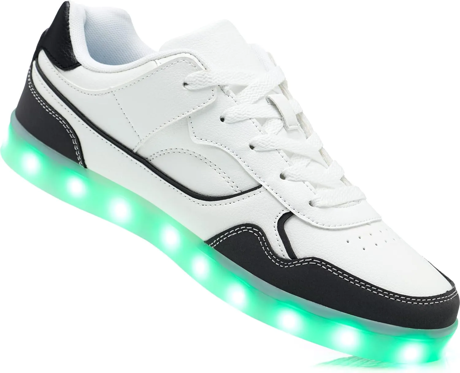 APTESOL Light Up Shoes for Women Men - 11 LED Color Modes Fashion Luminous Shoes with USB Rechargeable