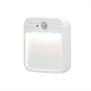 Arlec Motion Sensor 4 LED Rechargeable Step Light/PIR Motion Sensor/Magnetic Back