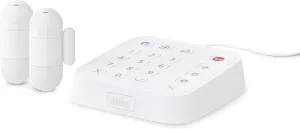 Arlo Home Security System - Wired Keypad Sensor Hub, (2) 8-in-1 Sensors, 24/7 Professional Monitoring- No Contract Required, DIY Installation, Alarm System for Home Security – SS1201, White